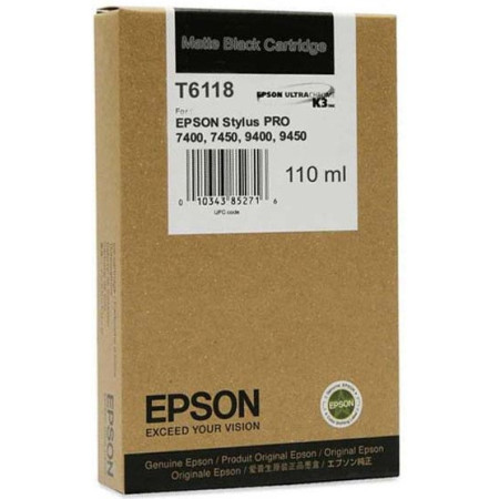 Epson T6118 Matte Black (C13T611800) — Cartus de cerneala