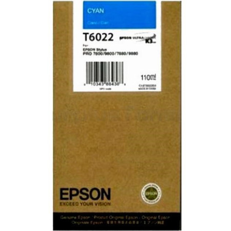 Epson T6022 Cyan (C13T602200) — Cartus de cerneala