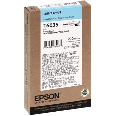 Epson T6035 Light Cyan (C13T603500) — Cartus de cerneala