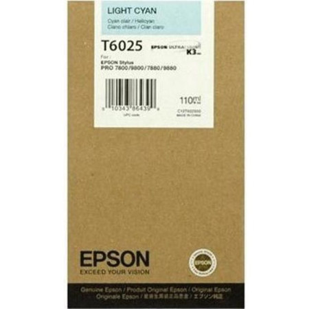 Epson T6025 Light Cyan (C13T602500) — Cartus de cerneala