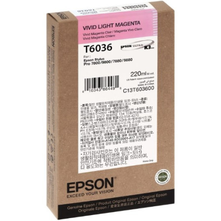 Epson T6036 Vivid Light Magenta (C13T603600) — Cartus de