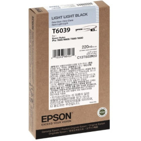 Epson T6039 Light Light Black (C13T603900) — Cartus de