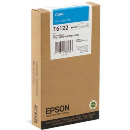 Epson T6122 Cyan (C13T612200) — Cartus de cerneala