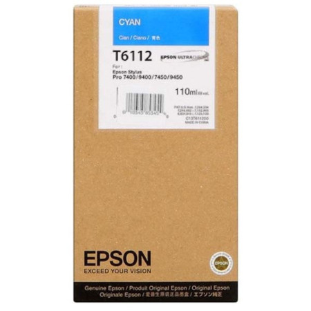 Epson T6112 Cyan (C13T611200) — Cartus de cerneala