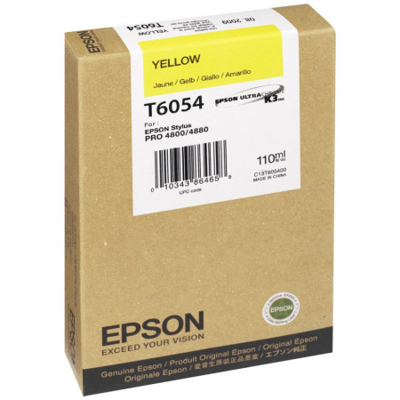Epson T6054 Yellow (C13T605400) — Cartus de cerneala