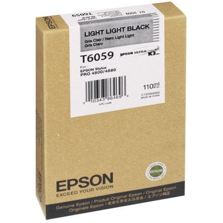 Epson T6059 LightLightBlack (C13T605900) — Cartus de
