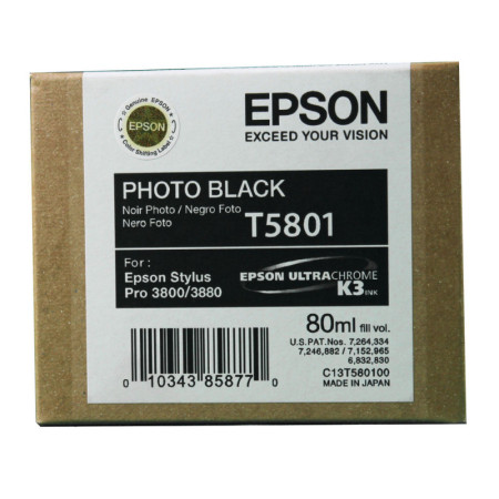 Epson T5801 Photo Black (C13T580100) — Cartus de cerneala