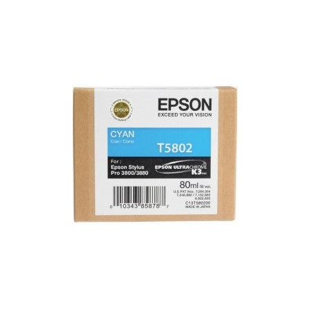 Epson T5802 Cyan (C13T580200) — Cartus de cerneala