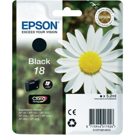 Epson 18 Black (C13T18014012) — Cartus de cerneala