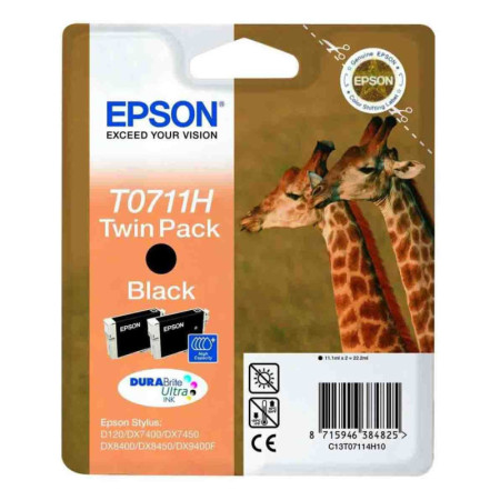 Epson T0711H Black (C13T07114H10) — Pachet cartuse de