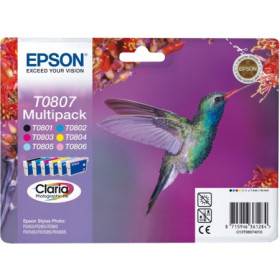 Epson T0807 Multipack (C13T08074011) — Pachet cartuse de
