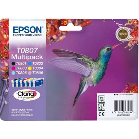 Epson T0807 Multipack (C13T08074011) — Pachet cartuse de