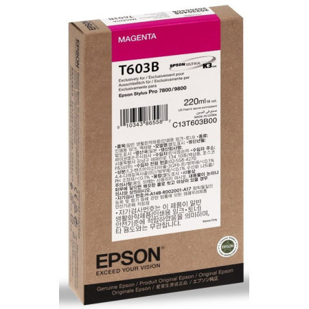 Epson T603B Magenta (C13T603B00) — Cartus de cerneala