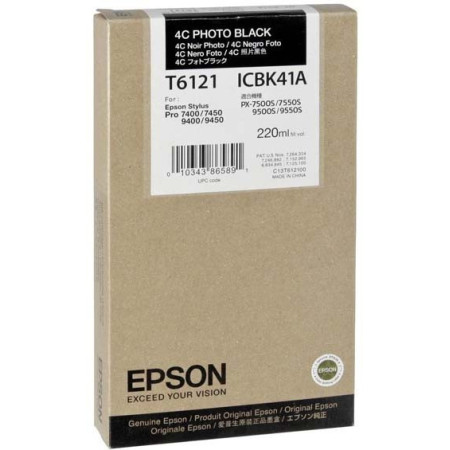 Epson T6121 PhotoBlack (C13T612100) — Cartus de cerneala
