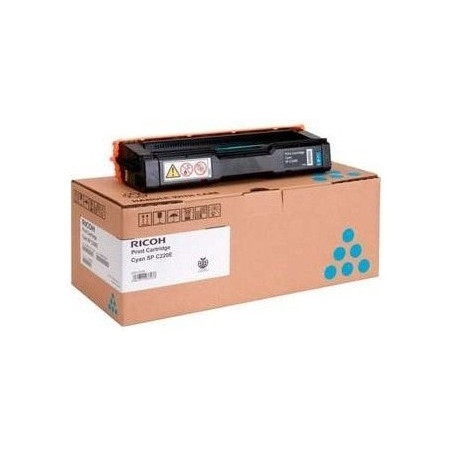 Ricoh SP C220E Cyan (406053, 407645, SP-C220E) — Cartus de