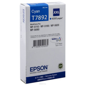 Cartus de cerneala original Epson T7892 XXL Cyan (C13T789240)