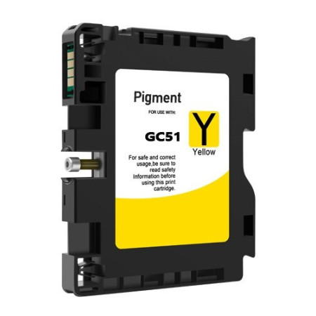 Ricoh GC 51YH Yellow (405865, GC-51YH) — Cartus compatibil