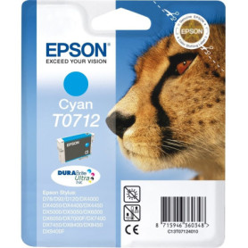 Cartus de cerneala original Epson T0712 Cyan (C13T07124010)